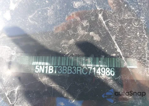 2024 Nissan Rogue Sv Intelligent Awd z USA, uszkodzony, nr VIN 5N1BT3BB3RC714986